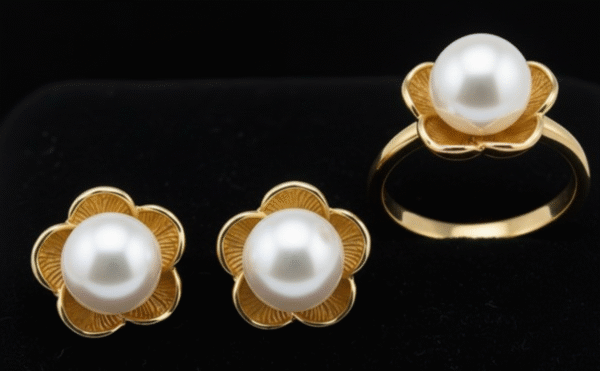 18Karat Yellow Gold South Sea Pearl Jewelry